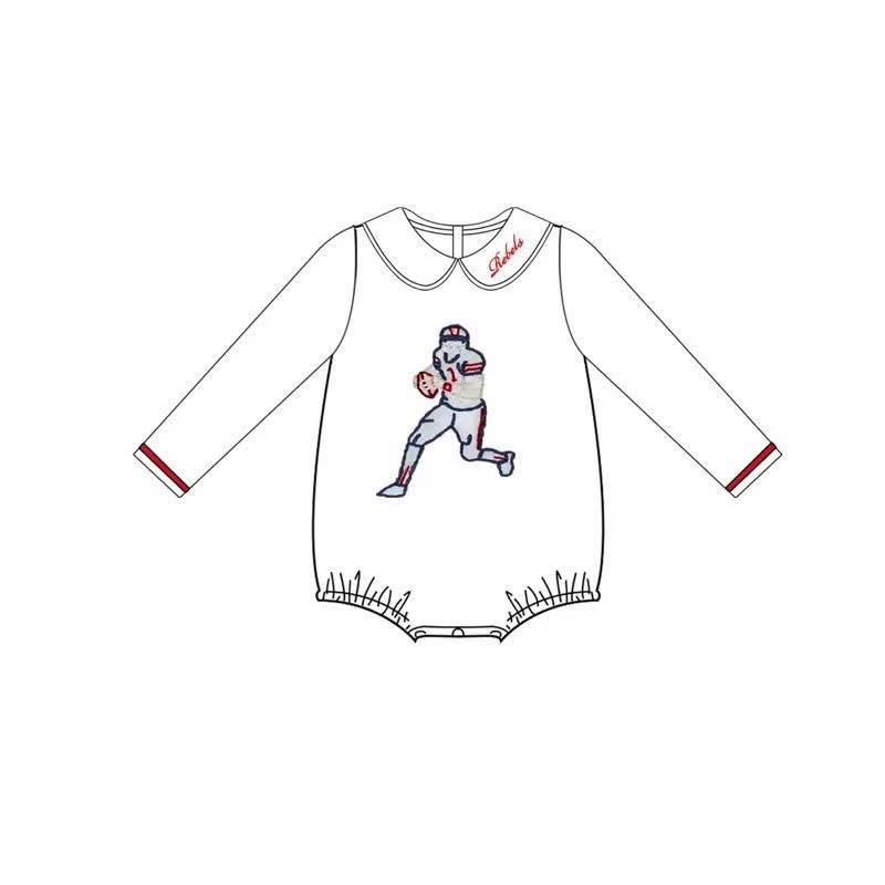 Custom summer teams baby girls clothes team long sleeve shorts sets 3 and rompers 3-25.7.26