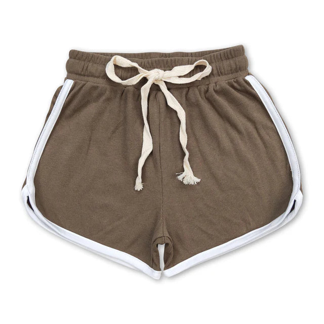 RTS NO MOQ Sibling Baby Girls Summer Sports Shorts