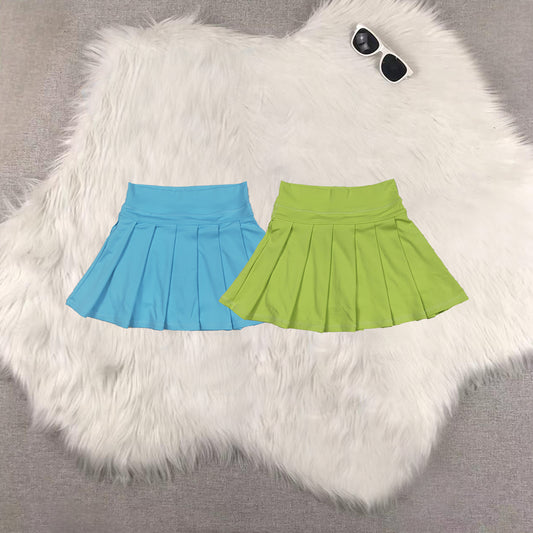 RTS Sibling baby girls clothes yoga solid color summer shorts skirts