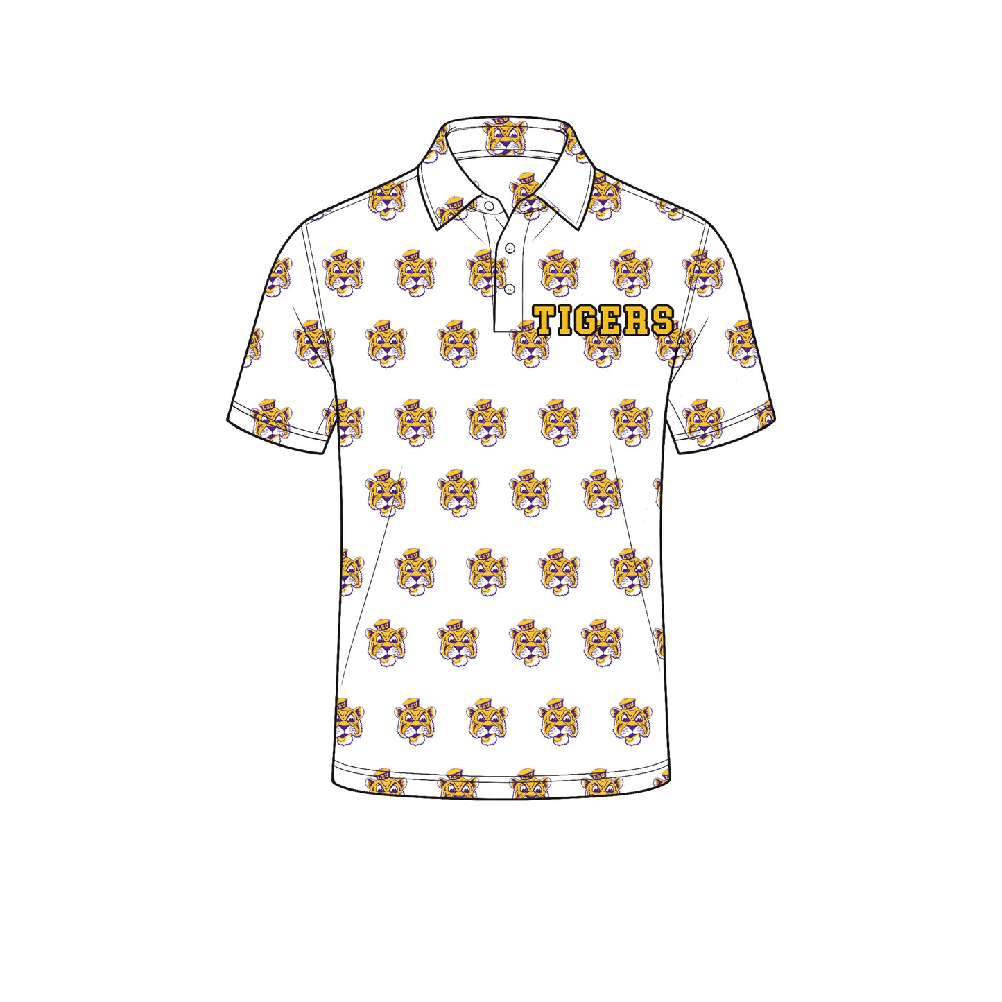 custom moq 5 mix size XY072905 Adult Men White Short Sleeve Polo Shirt Letter Print Team Casual Top
