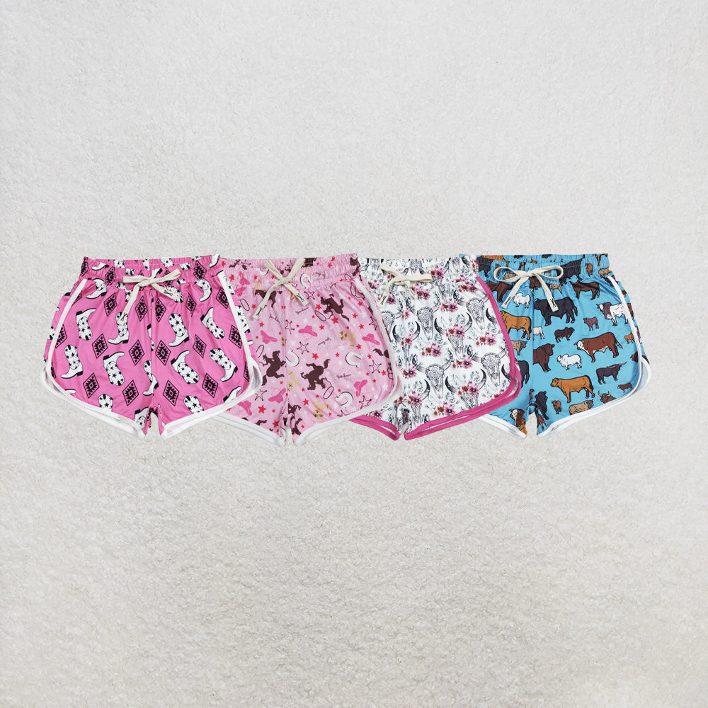 RTS NO MOQ Sibling Adult Women Western Summer Bottoms Shorts