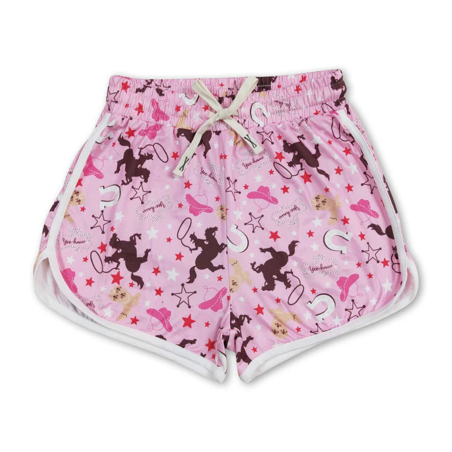 RTS NO MOQ Sibling Adult Women Western Summer Bottoms Shorts