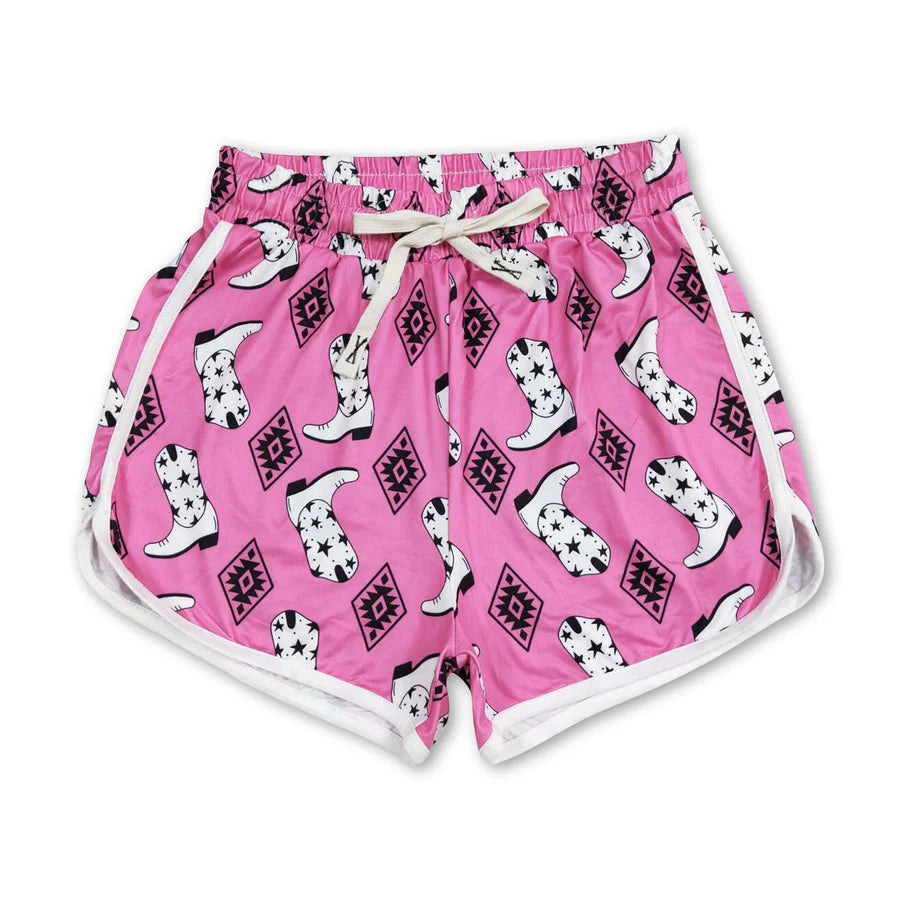 RTS NO MOQ Sibling Adult Women Western Summer Bottoms Shorts