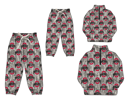 Custom moq 5 mix size milk silk summer teams baby boy clothes camouflage long sleeve top and pants and adult top and adult pants-25.8.26