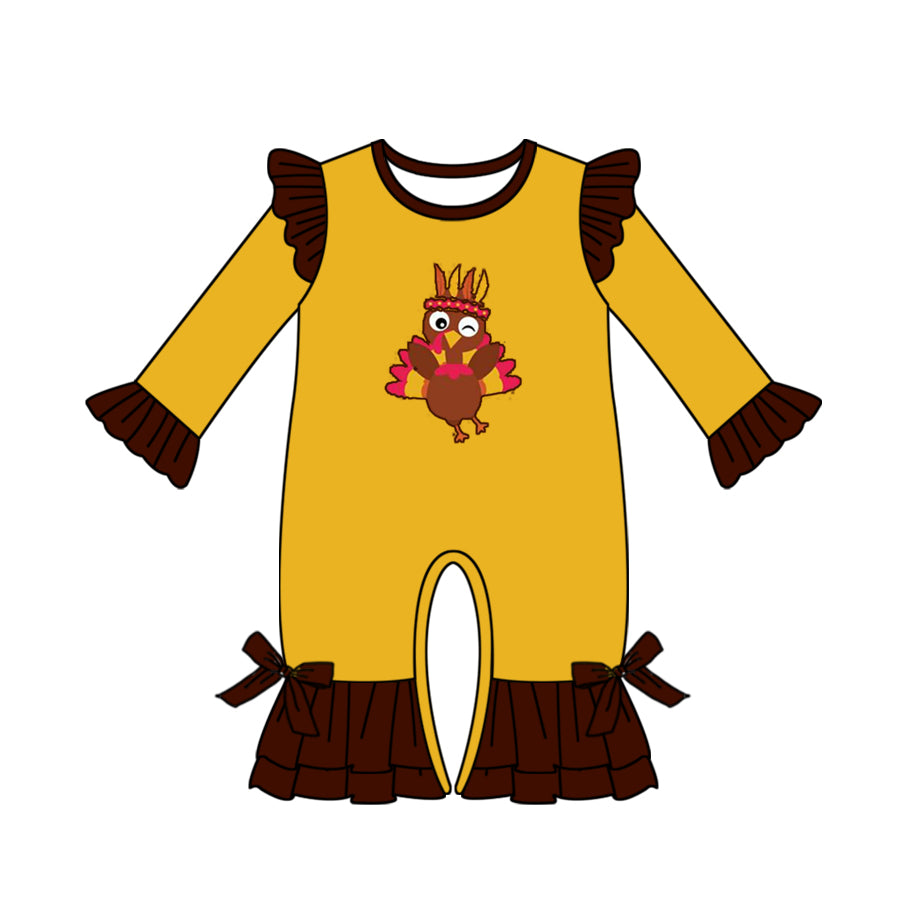 5.29 custom each style moq 5eta 4-5week Sibling Sister turkey yellow baby girls outfits dress and baby romper match family design