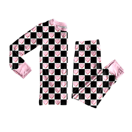 25.9.4 custom each style moq 5eta 4-6week Sibling Sisters love baby girl long sleeve pants sets and dress and rompers match family design