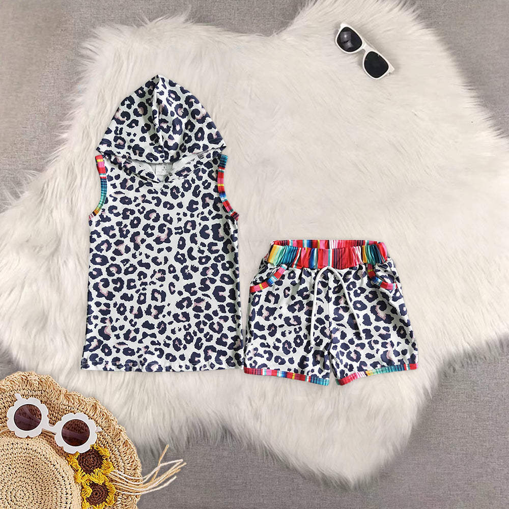 RTS NO MOQ Baby boy clothes Short Sleeve shorts Suit