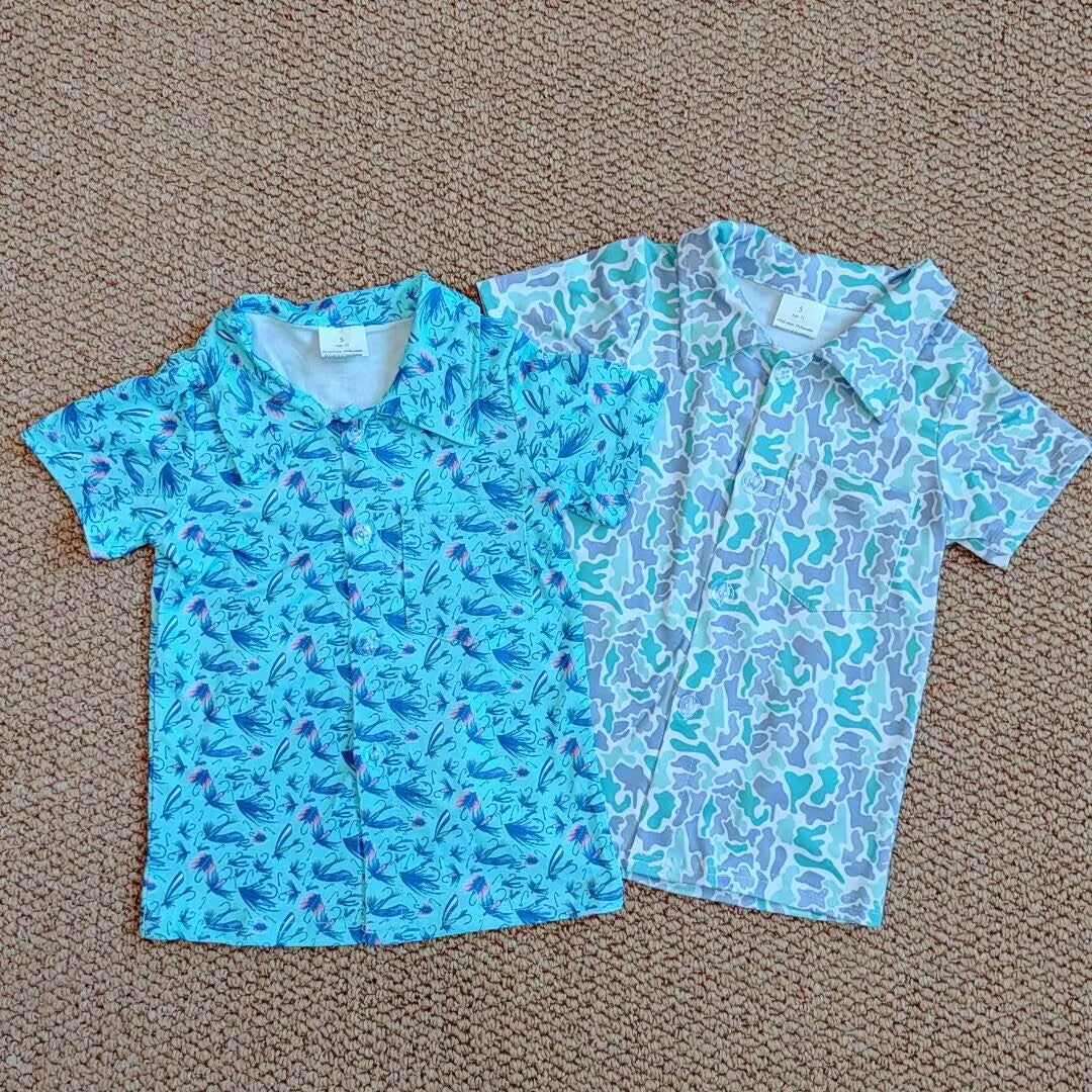 RTS NO MOQ Sibling baby boy clothes baby boys clothes Short Sleeve Tops