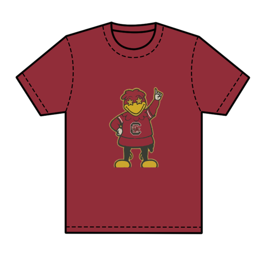 Custom moq 5 each style eta 6-7weeks baby clothes team brick red shorts sleeve tops and adult top-25.7.22