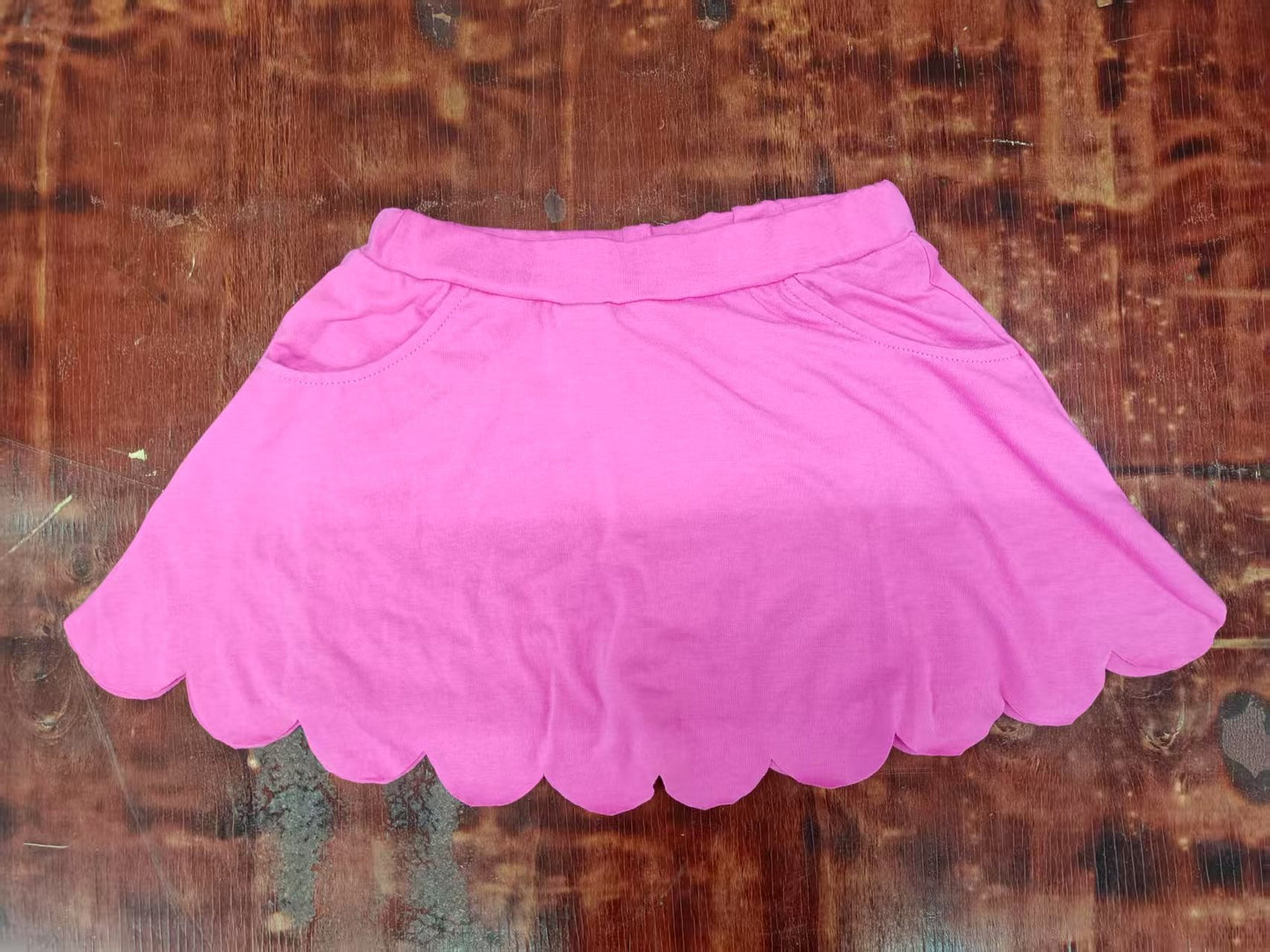 Custom moq 3 eta 6-7weeks baby kids clothes girls cotton pink skirt-25.5.10
