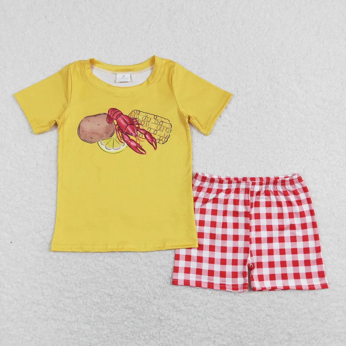 RTS NO MOQ sibling baby girls boys clothes potatoes short sleeve Clothes Sets and rompers