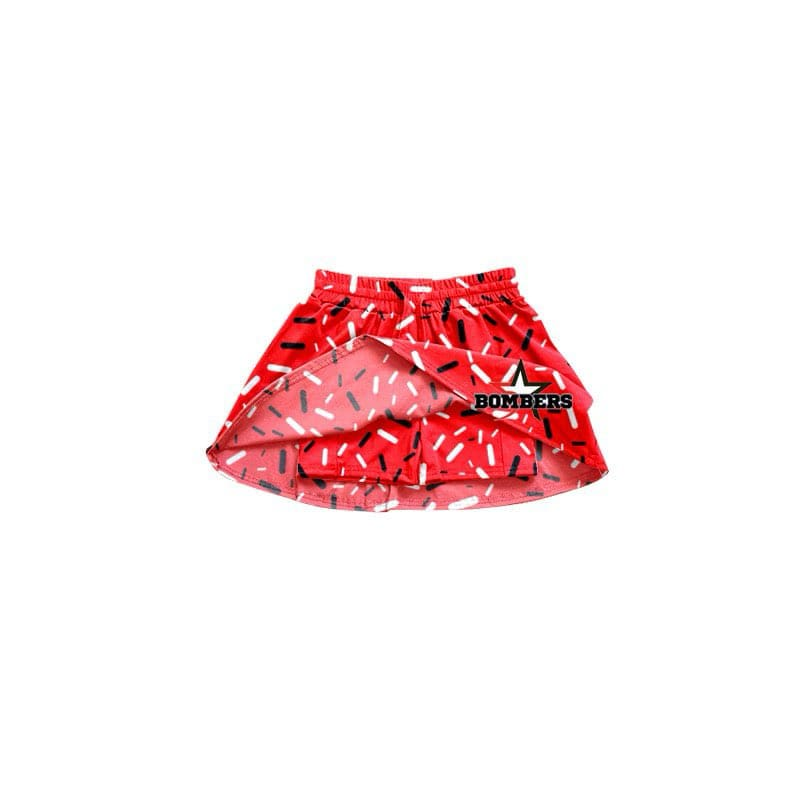 Custom moq 5 adult skirts  wimming trunks with their logo.