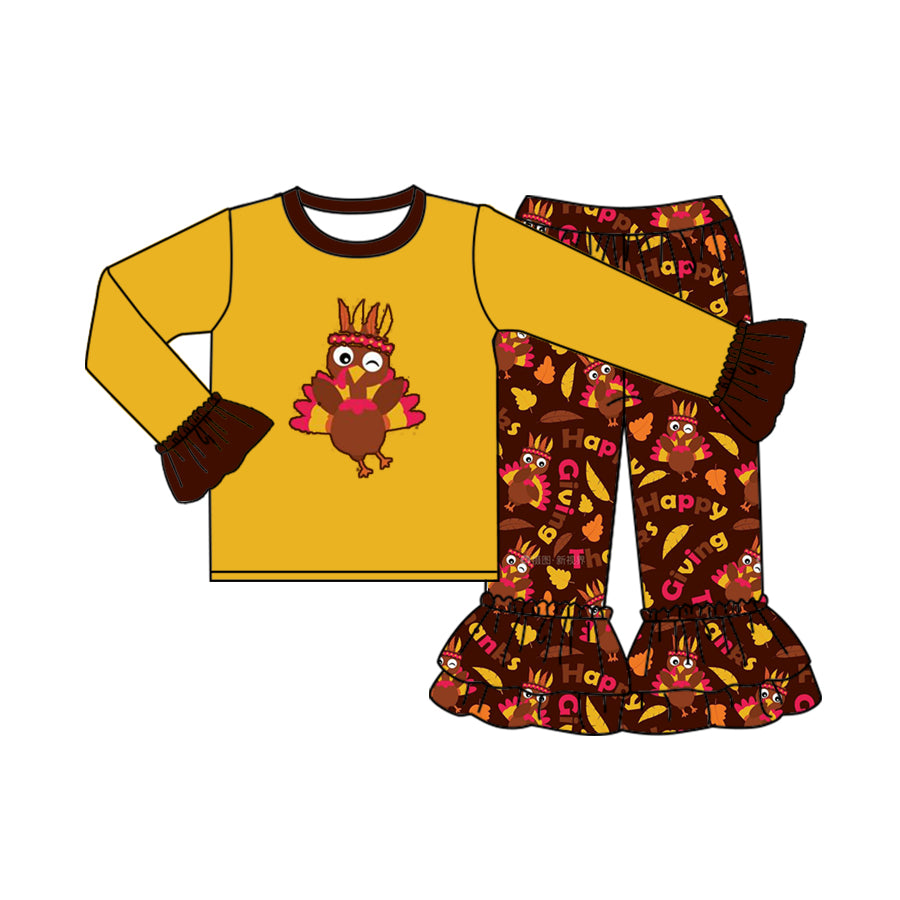 5.29 custom each style moq 5eta 4-5week Sibling Sister turkey yellow baby girls outfits dress and baby romper match family design