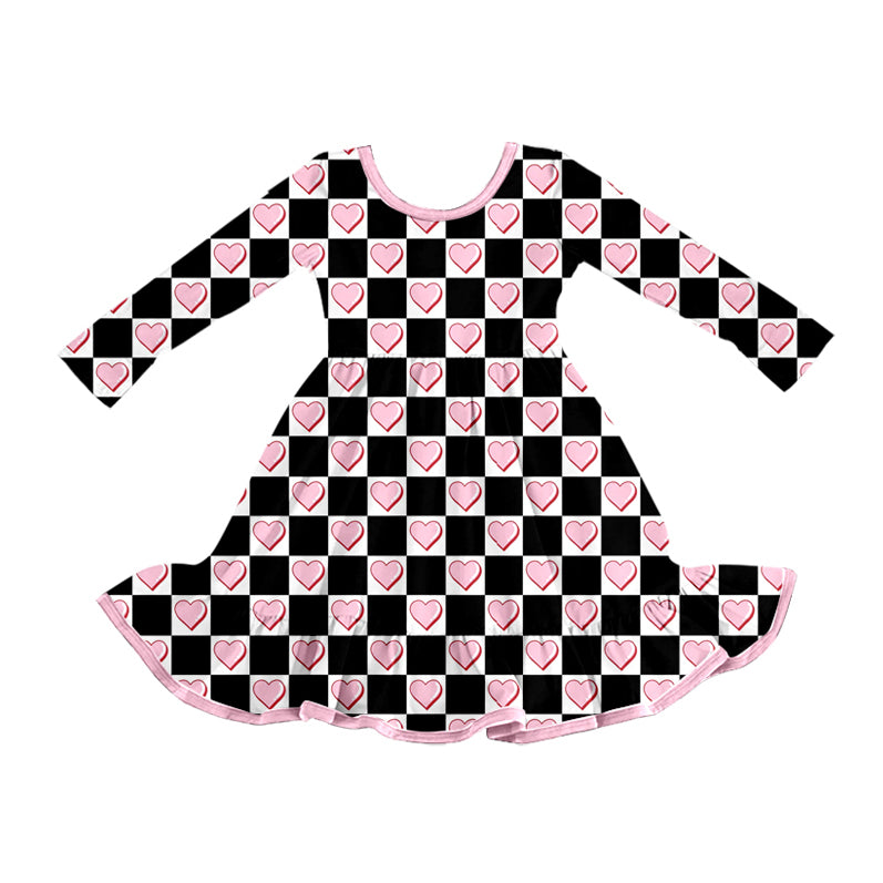 25.9.4 custom each style moq 5eta 4-6week Sibling Sisters love baby girl long sleeve pants sets and dress and rompers match family design