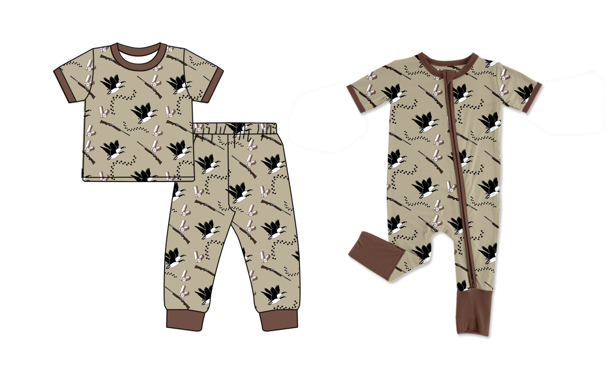 11.13 custom each style moq 5eta 4-6week Sibling Sister duck baby girls short sleeve sets and rompers match design