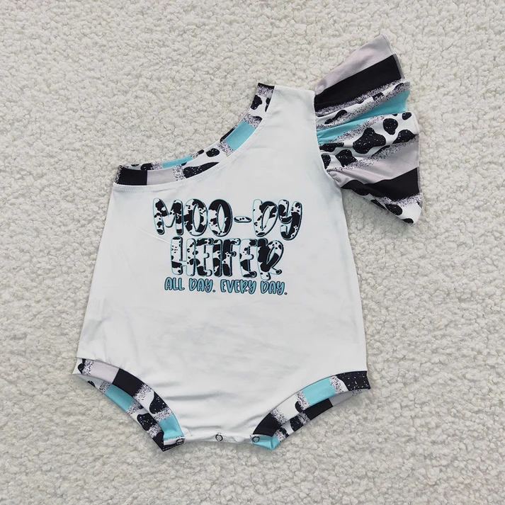 RTS NO MOQ Baby girls clothes Shorts Sleeve Romper Mixed Sizes