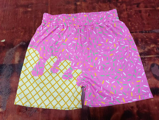 Custom moq 3 eta 6-7weeks kids clothes pink Beach Summer Shorts-25.5.12