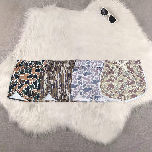 RTS NO MOQ baby girl clothes camouflage summer shorts