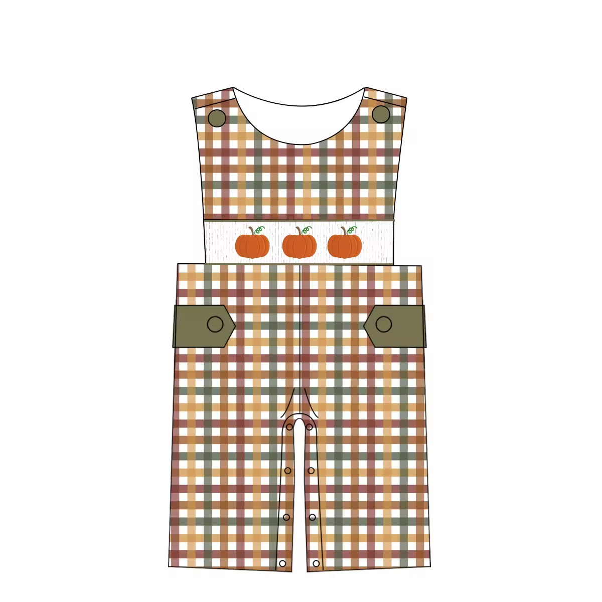 5.10custom each style moq 5eta 4-5week Sibling Sister pumpki prints green girls jumpsuits and dress and baby romper match family design