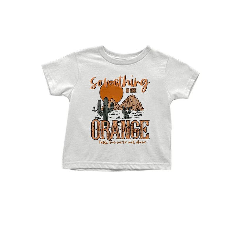 Deadline September 19  custom no moq  eta 6-8weeks Cactus Sunset White Short Sleeve