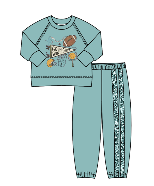 Custom moq 5 mix size milk silk summer teams baby boy clothes long sleeve pants sets-25.8.25