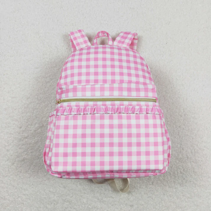 RTS NO MOQ Sibling baby kids clothes team blue kids backpack