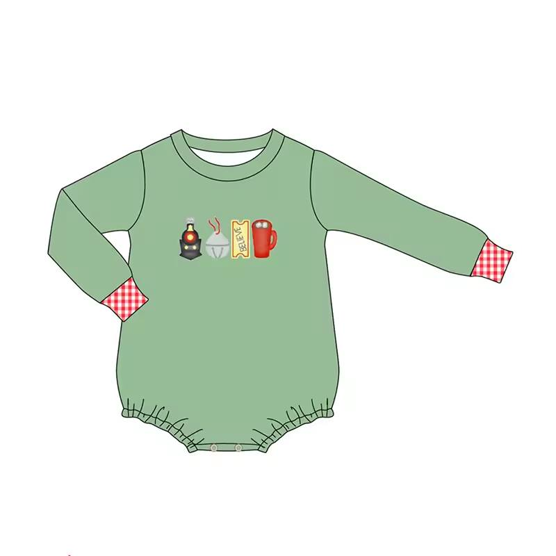 custom moq 3 each mix size eta 6-8weeks  Green short-sleeved trousers matching kids clothing