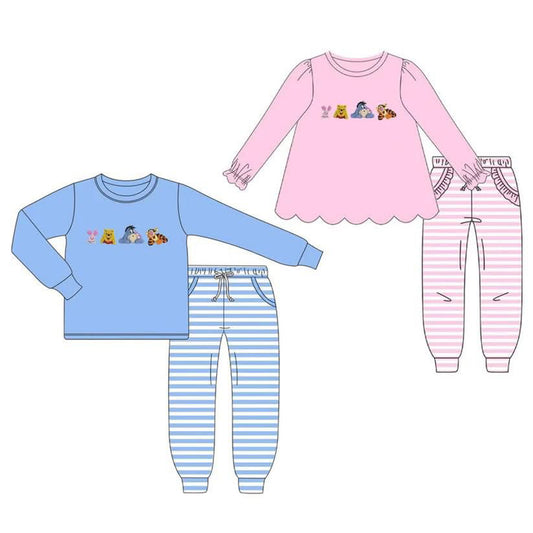 Custom moq 5 each style eta 6-7weeks baby boy clothes long sleeve pants set 2 -25.9.8