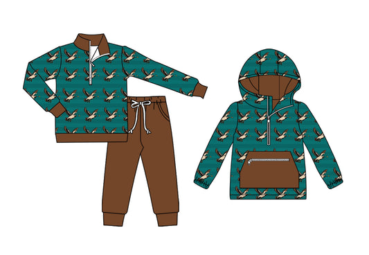 25.9.6 custom each style moq 5eta 4-6week Sibling Sisters duck baby bow long sleeve pants sets and top match family design