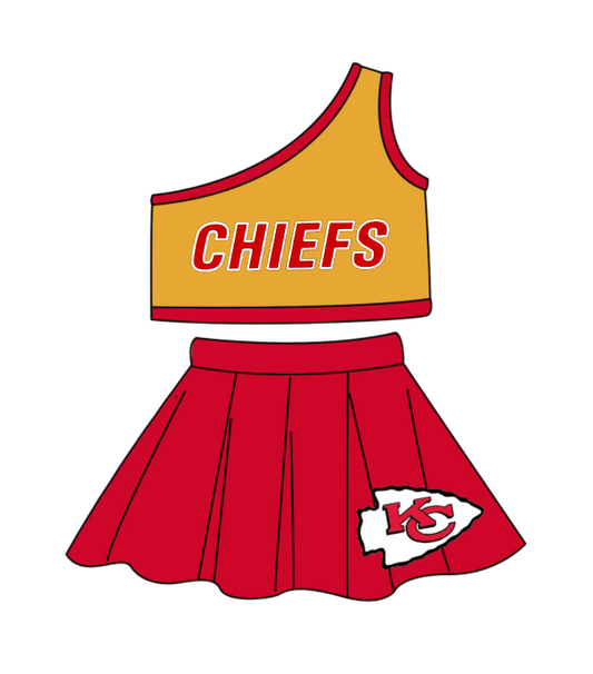 Custom moq 5 each style eta 6-7weeks baby girl clothes team red sleeveless skirts sets-25.8.26