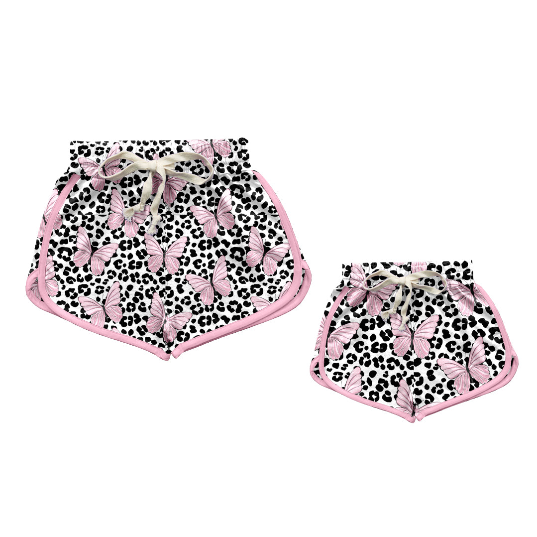 11.11 custom each style moq 5eta 4-6week Sibling Sister adult clothes and kids shorts and adult shorts match design