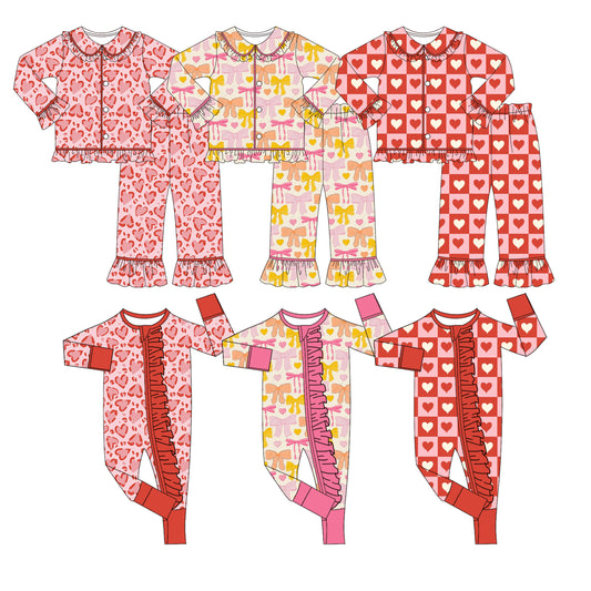 25.9.6 custom each style moq 5 eta 4-6week Sibling Sisters baby girl long sleeve pants sets 1 and sets 3 and romper 1 and romper 3 match family design