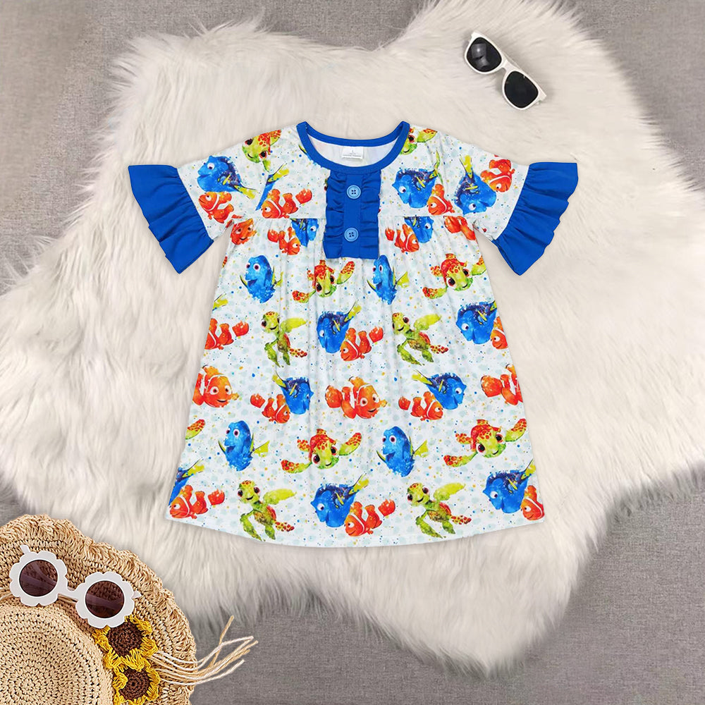 RTS NO MOQ baby girls Clothes short sleeve pantss Sets dress