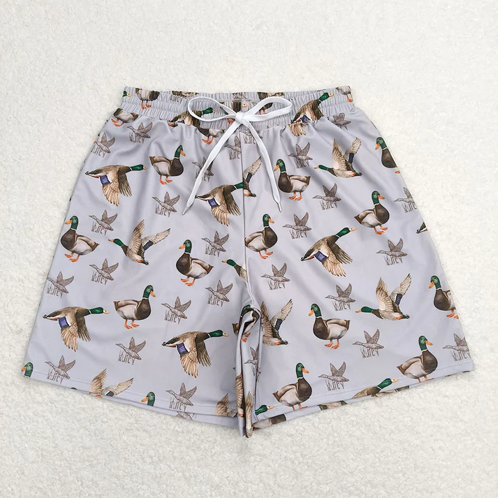 RTS Baby Daddy Boys Summer Ducks Hunting Trunks Swimsuits Swimwears