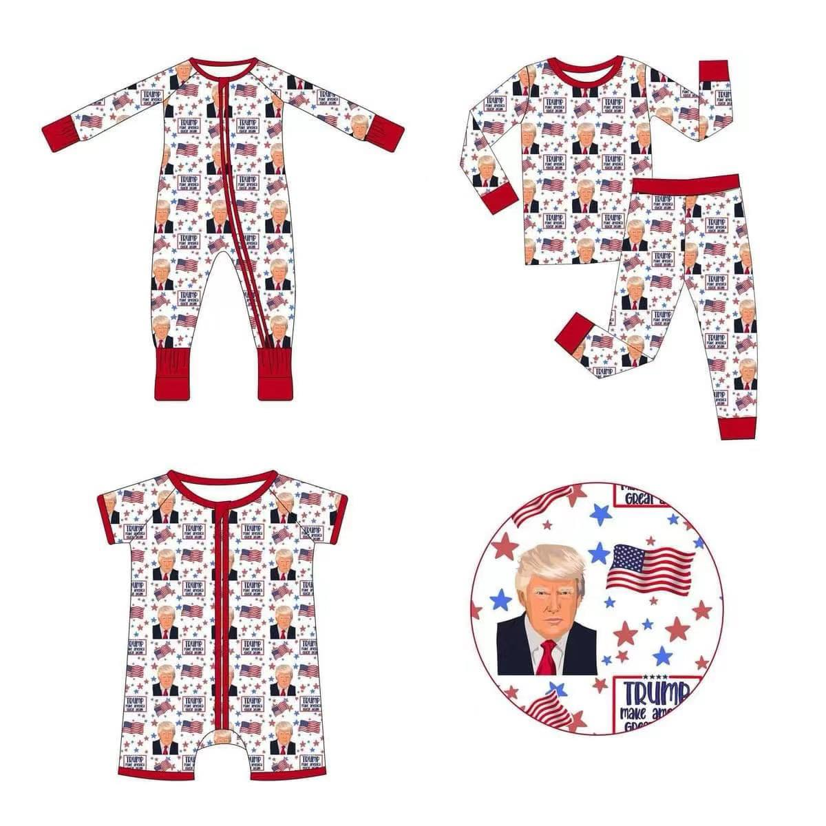 custom moq 3each  Letter national flag long sleeve matching clothes