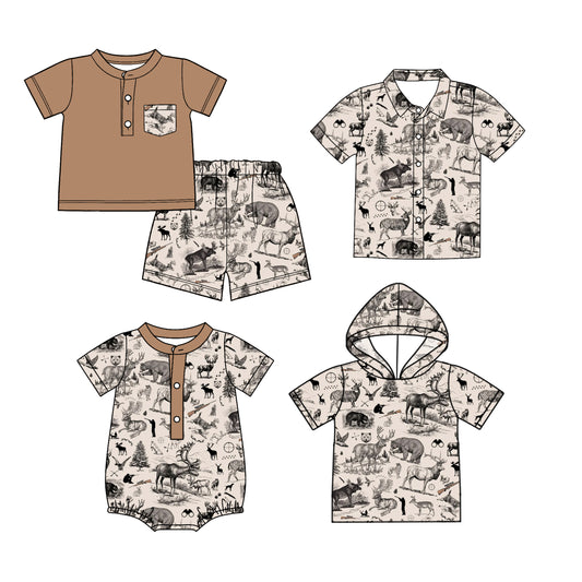 26.1.19 custom each style moq 5 eta 6-8 week Sibling Sister duck baby boy short sleeve shorts sets and top 2 and romper match family design