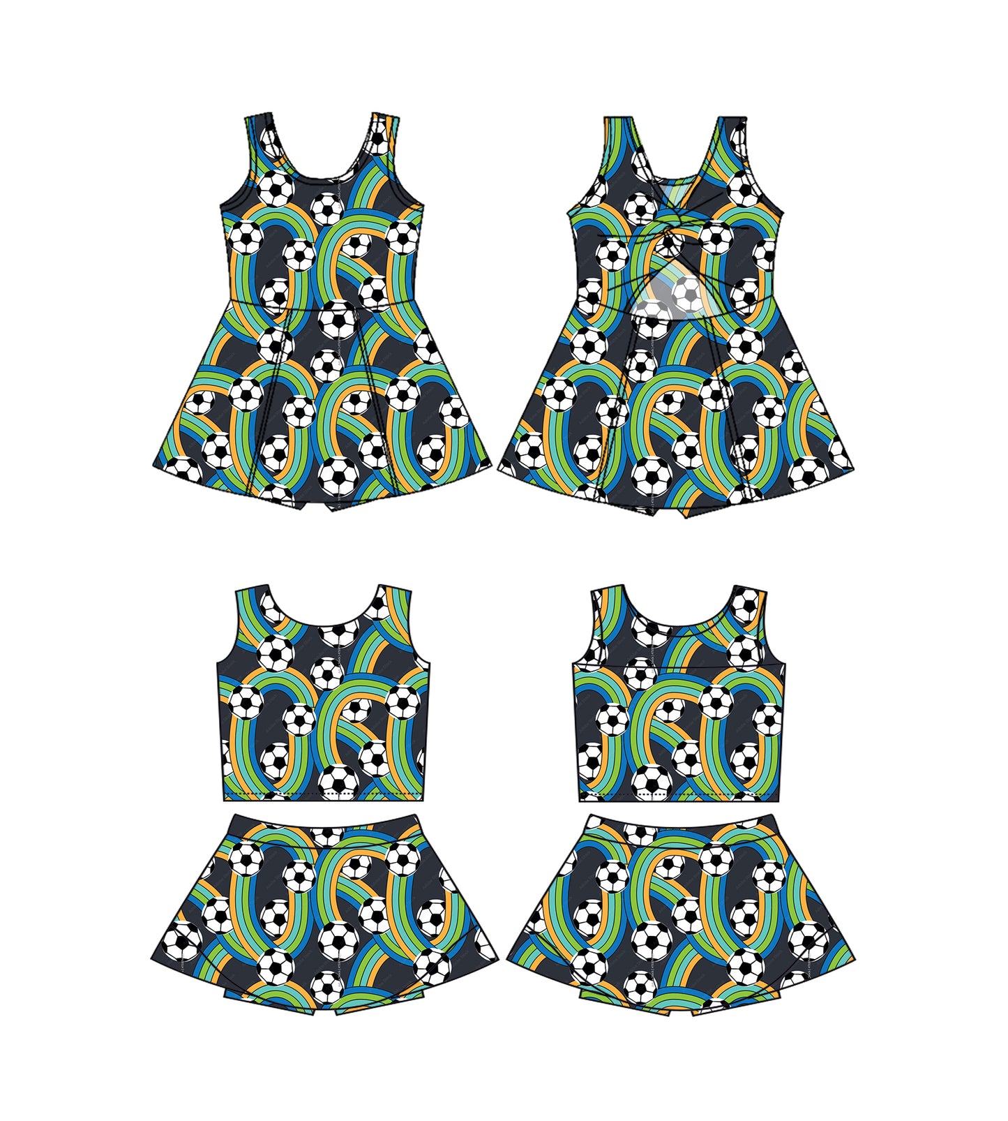 5.1 custom each style moq 5eta 4-6week Sibling Sister baby girls clothes Short sleeve yoga dress 1 and dress 2 match family design