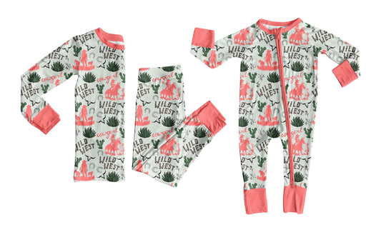 25.9.2 custom each style moq 5eta 4-6week Sibling Sisters cowgirl baby girl long sleeve pants sets and top match family design