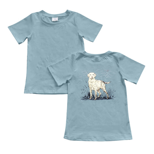 9.20 custom each style moq 5 eta 4-6week baby boys clothes puppy short sleeve top
