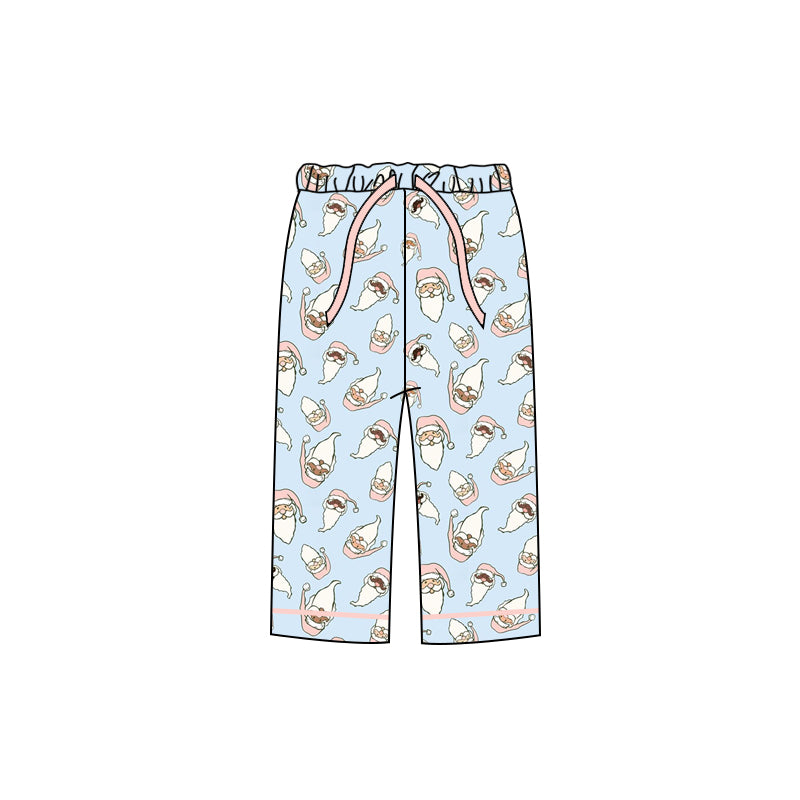 6.10 custom each style moq 5eta 4-6week adult clothes Christmas blue adult pants adult women