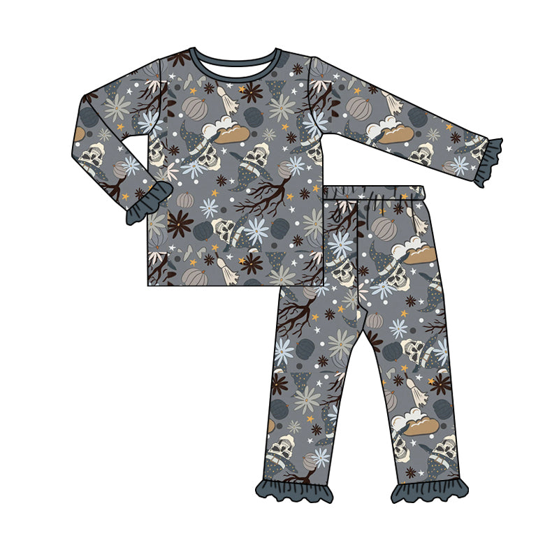 8.7 custom each style moq 5eta 4-6week Sibling Sister pumpkin dark gray baby boys sets and dress and rompers match family design