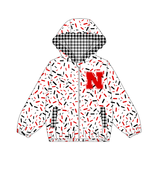 10.3-5-Custom moq 8 mix size milk silk summer team baby girls clothes hooded long sleeve top-25.10.9