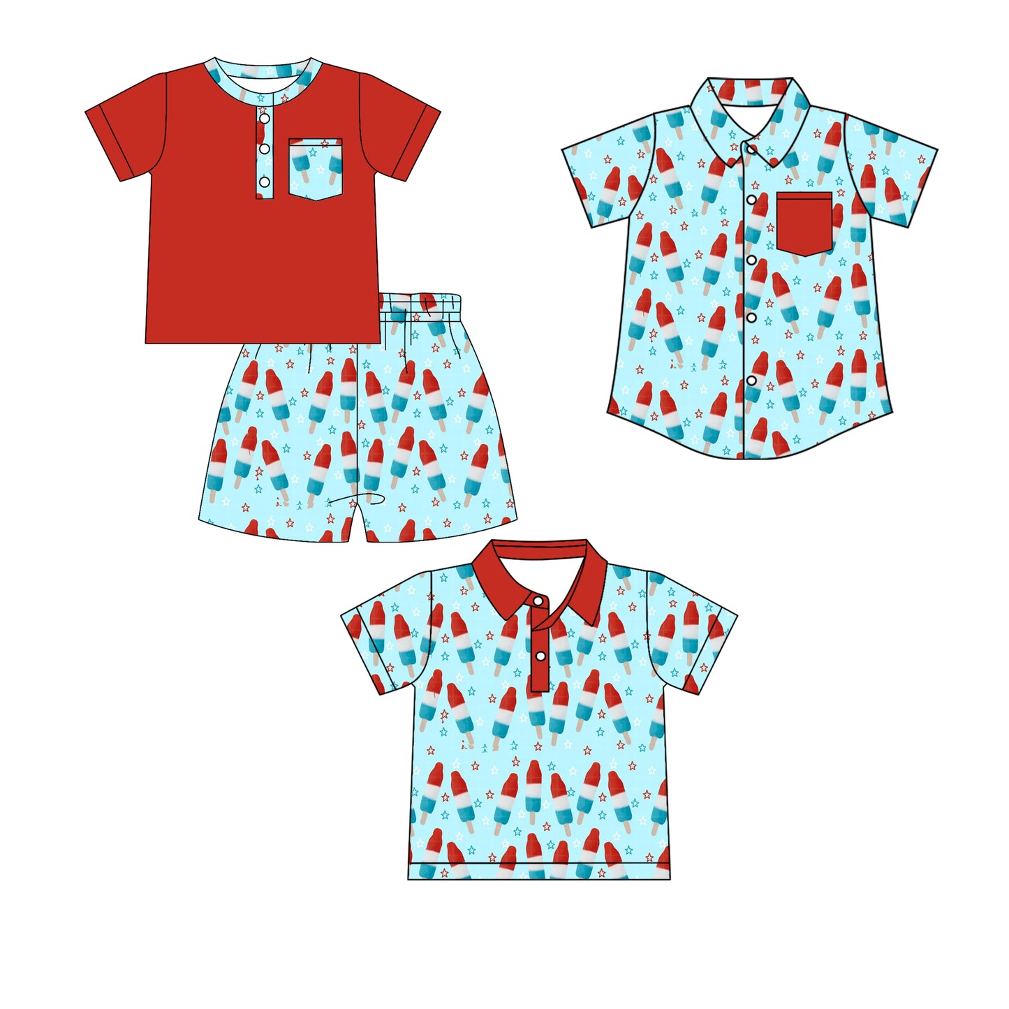 26.1.13 custom each style moq 5 eta 6-8 week Sibling Sister baby boy short sleeve shorts sets and top 2 match family design