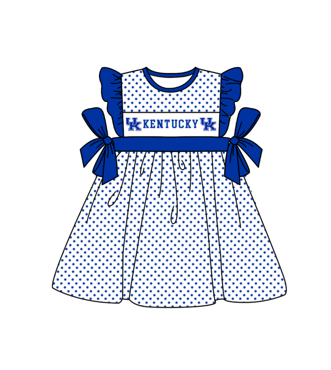 Custom moq 5 mix size milk silk summer teams Boys Short Sleeve Top Blue Striped Shorts Set With Matching Romper Girls Flutter Sleeve Polka Dot Dress Romper