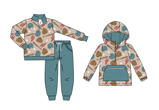 25.8.23 custom each style moq 5eta 4-6week Sibling Sisters baseball baby girl long sleeve pants sets and top match family design