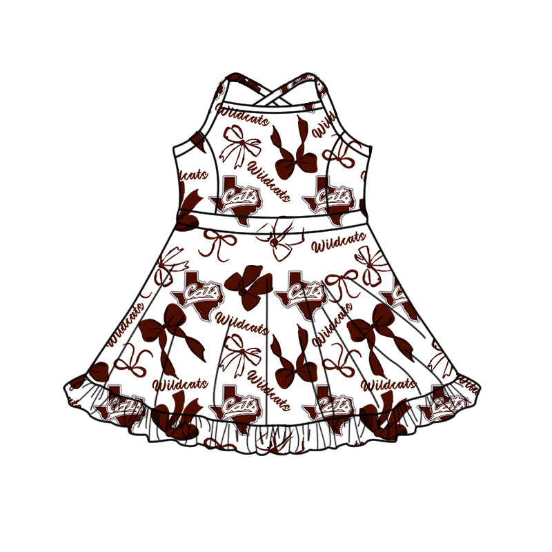 Custom moq 5 mix size milk silk summer teams baby girls clothes bow brick red hooded long sleeve pants sets and dress and top and hooded top and pant-25.8.12