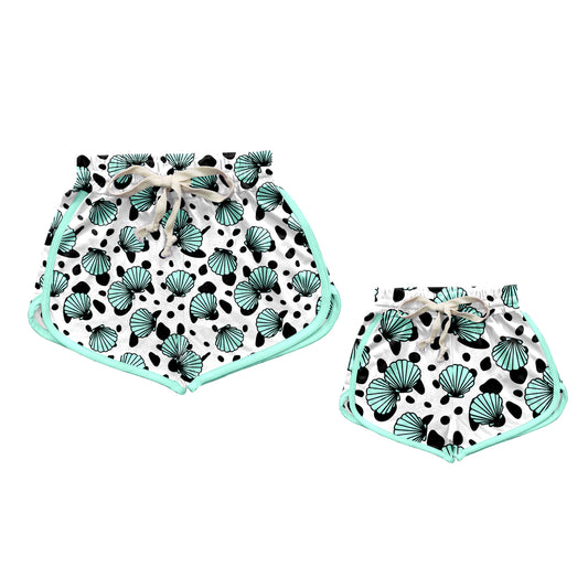 11.14 custom each style moq 5eta 4-6week Sibling Sister adult clothes and kids shorts and adult shorts match design