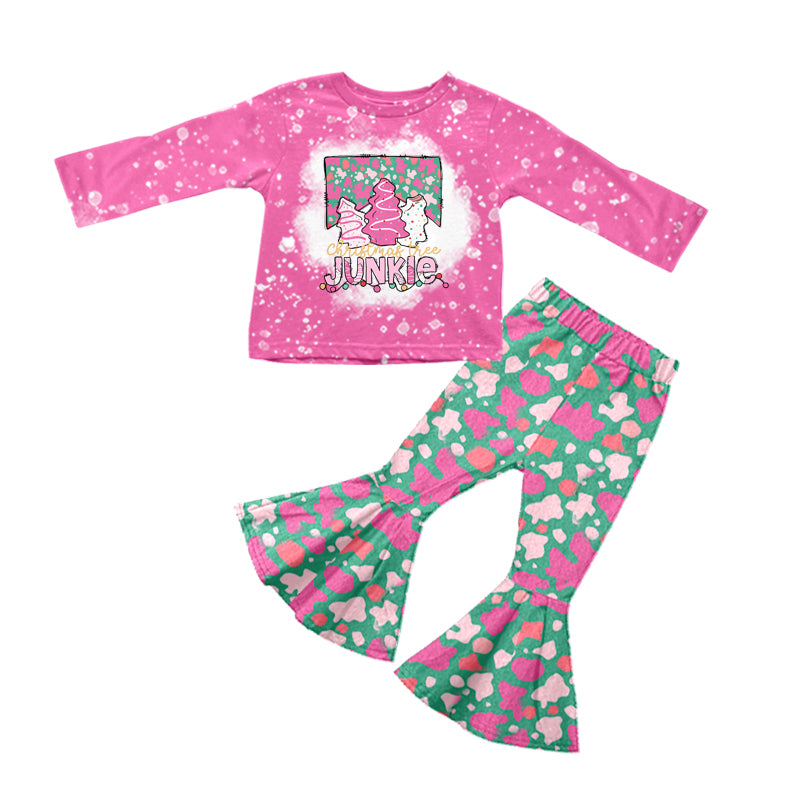 7.6 custom each style moq 5eta 4-6week Sibling Sister Christmas pink baby girls sets and rompers match family design