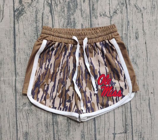 Custom moq 5 mix size milk silk baby kids clothes team camouflage summer shorts-25.11.20