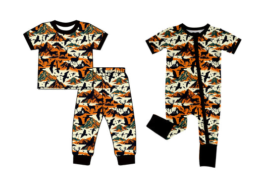 25.5.14 custom each style moq 5eta 4-6week Sibling Sister duck deer baby boy short sleeve pants sets and rompers match family design